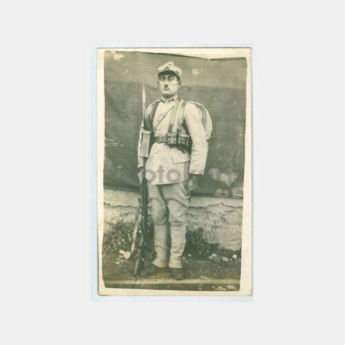 1930 Süngü Tüfekli Asker Fotoğraf