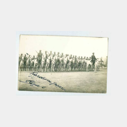 1930 Türk Askeri Süvari Birliği Fotoğraf