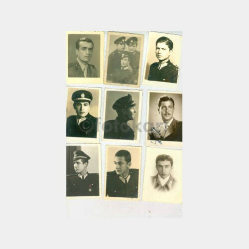 1943 Konya Askeri Öğrenci 18 Adet Fotoğraf