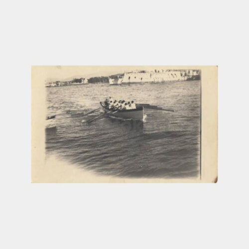 1936 Denizci Askerler Erdek Ziyareti Fotoğraf