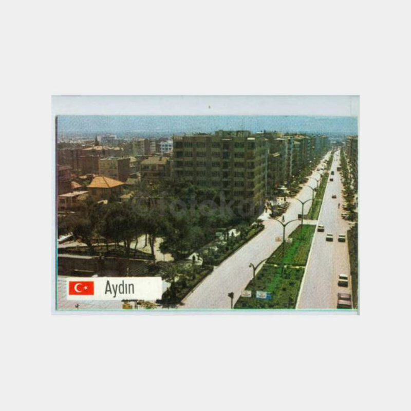 1970 Aydın - Şehirden Ana Cadde Görünüş Kartpostal