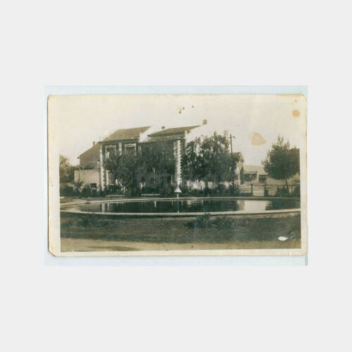 1930 Aydın Parkı Görünüş Kartpostal