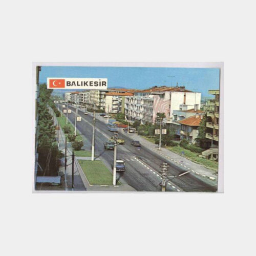 Balıkesir 52 Evler Caddesi Görünüş Kartpostal