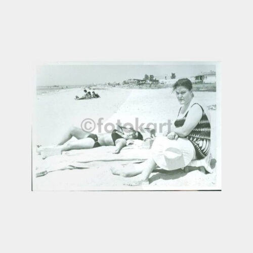 1970 Şile Plajı Genel Görünüşü Fotoğraf