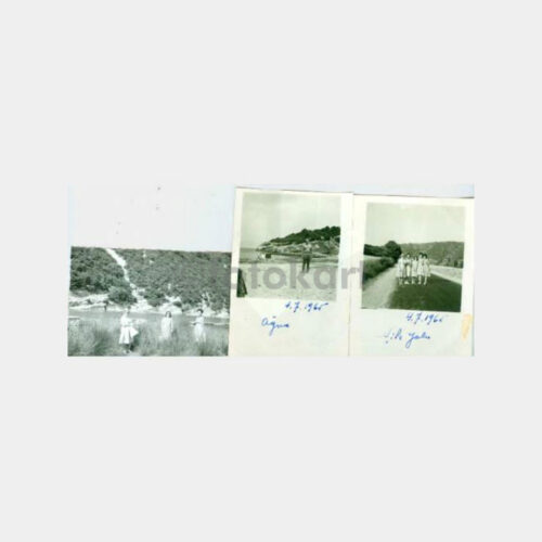 1965 Şile Ağva Konulu 3 Adet Albüm Fotoğraf