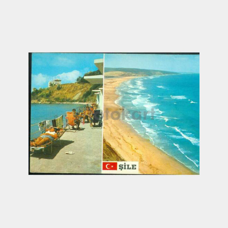 1968 Şile Sahili Görünüş Kartpostal