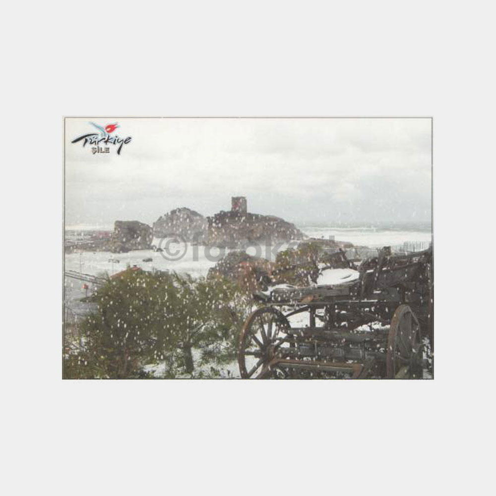 2000 Şile Kalesi Genel Görünüş Kartpostal