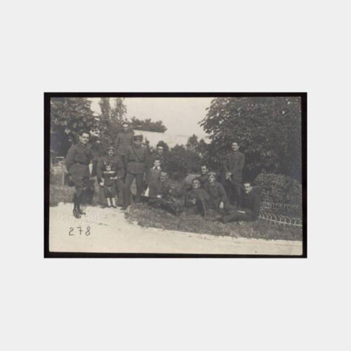 1925 Foto Francais Damgalı Askeri Grup Fotoğraf