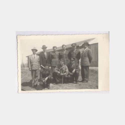 1950 Askeri ve Sivil Grup Görünüş Fotoğraf