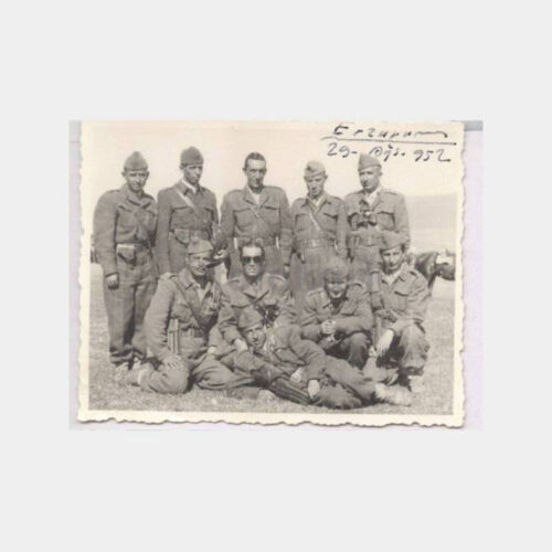 1952 Erzurum Askeri Grup Konulu Fotoğraf