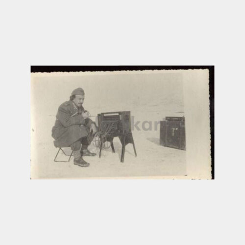 1950 Askeri Telsiz Konulu Fotoğraf