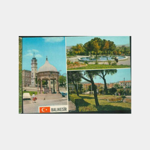 1970 Balıkesir 3 Değişik Görünüş Kartpostal