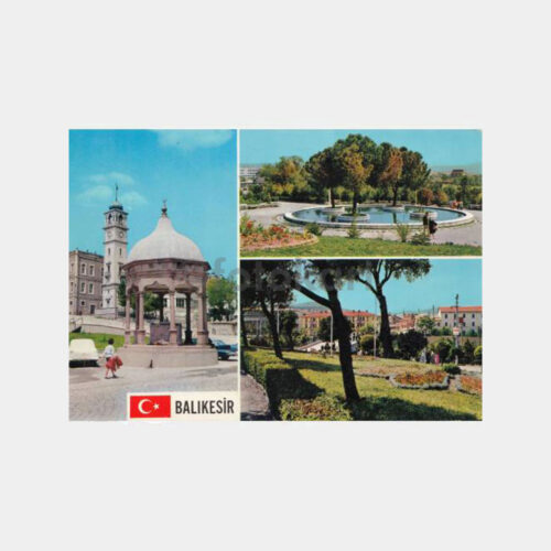 1978 Balıkesir 3 Değişik Görünüş Kartpostal