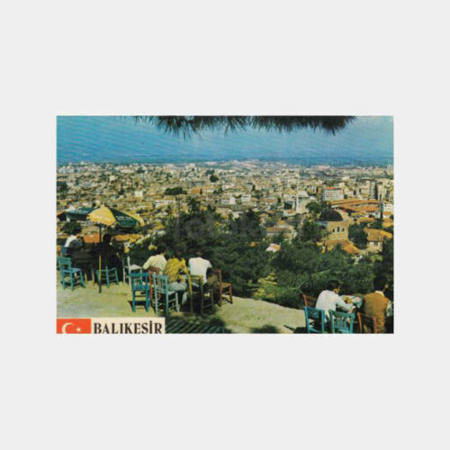 1970 Balıkesir Genel Görünüş Kartpostal
