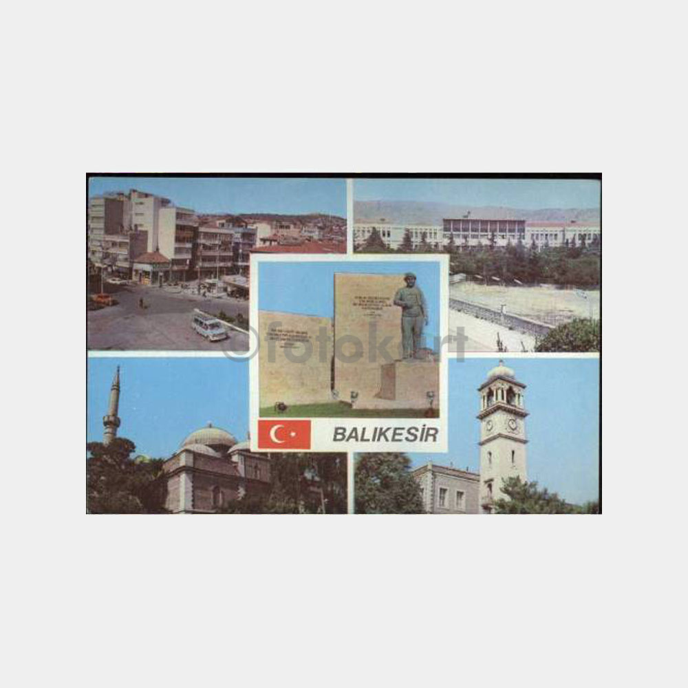 Balıkesir Muhtelif Görünüşler Kartpostal