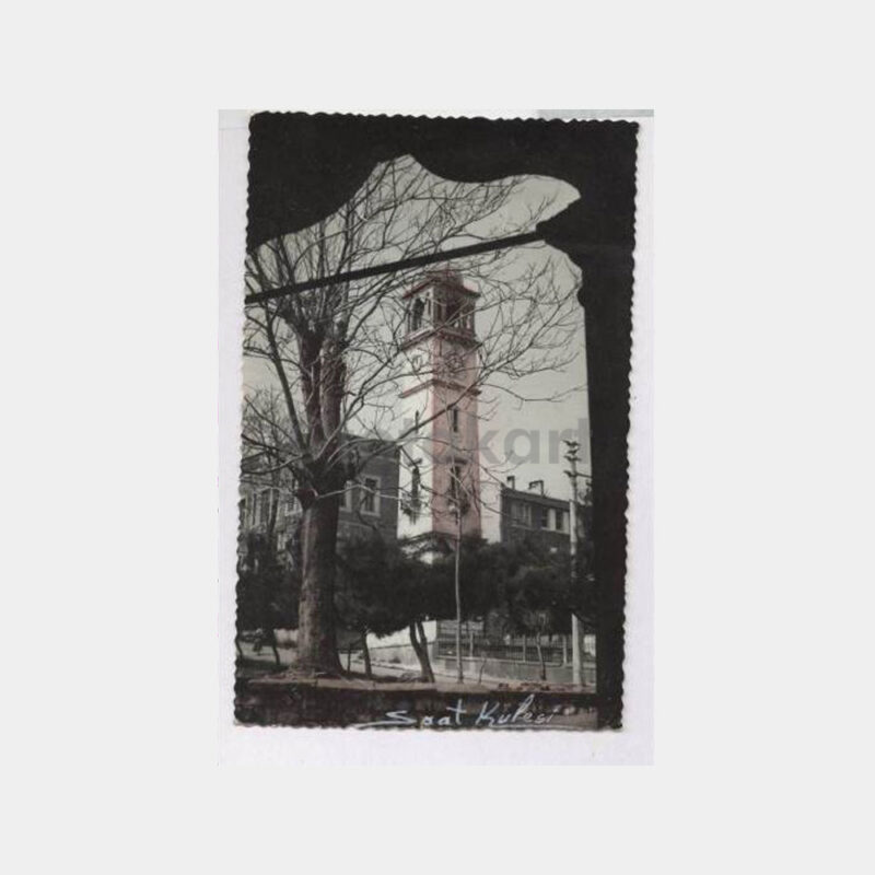 Balıkesir Saat Kulesi Görünüş Kartpostal