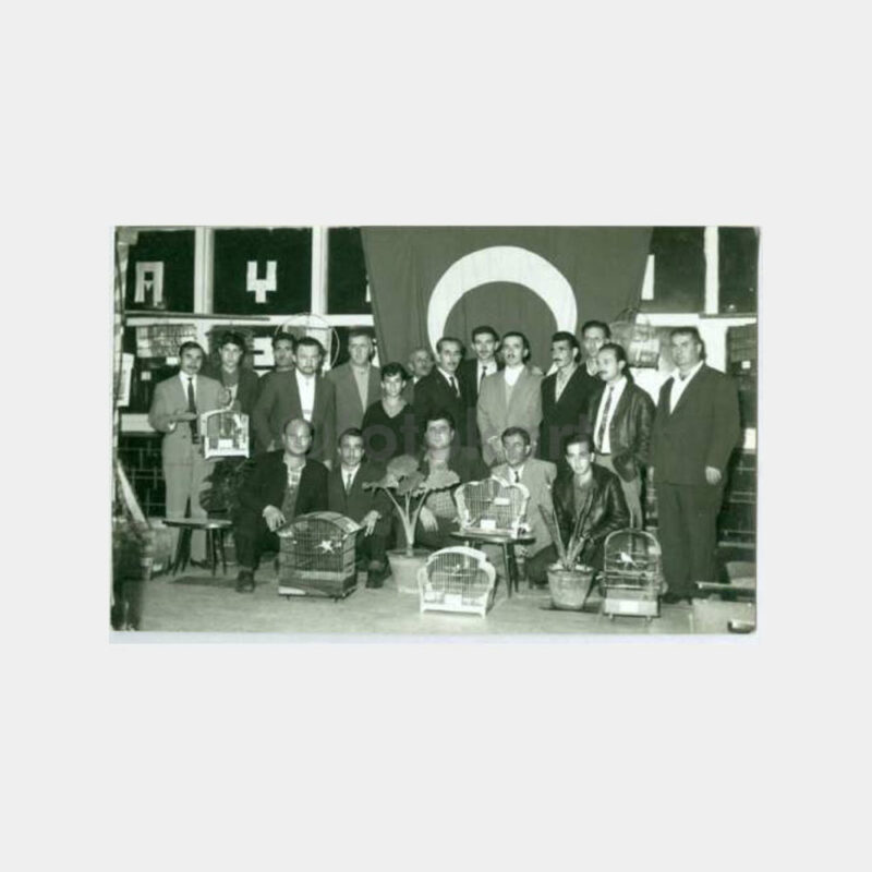 1980 Balıkesir Kanarya Ses Yarışması 2 Adet Fotoğraf - Görsel 2