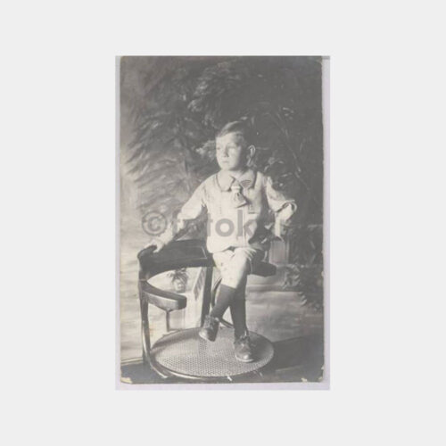 1924 Çocuk Görünüş Stüdyo Fotoğraf