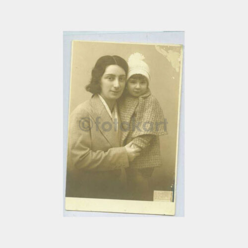 1931 Foto Alman - Anne ve Çocuk Fotoğraf