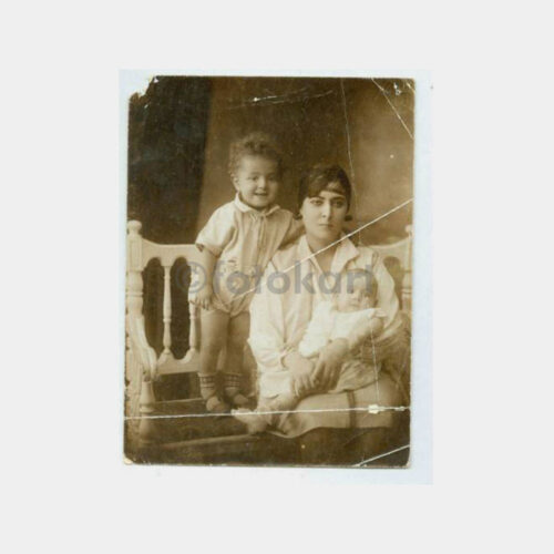 1930 Anne ve Çocukları Fotoğraf