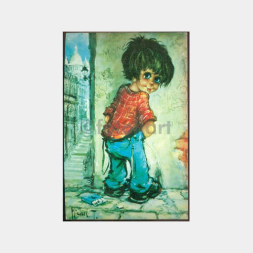 1990 Çiş Yapan Çocuk Konulu Kartpostal