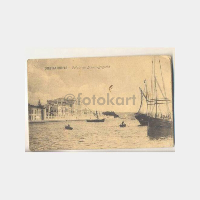 Dolmabahçe Sarayı Eski Kartpostal