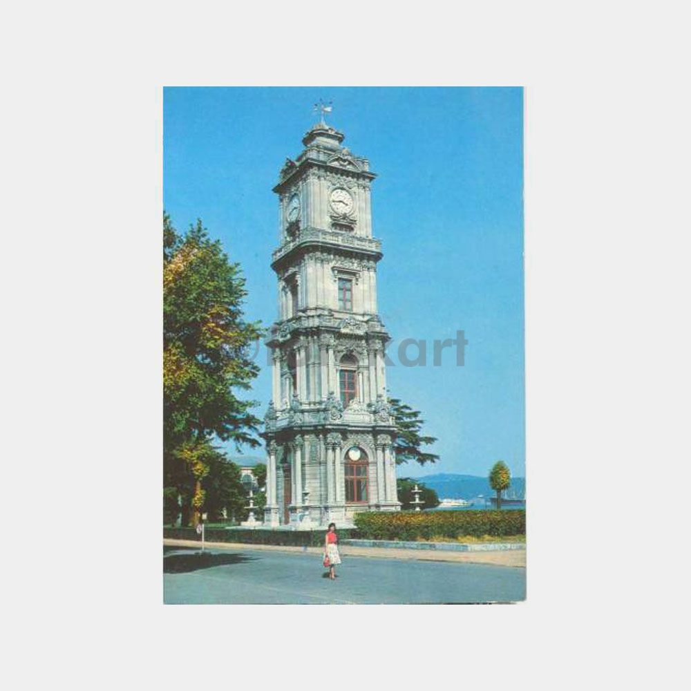 İstanbul Dolmabahçe Saat Kulesi Kartpostal