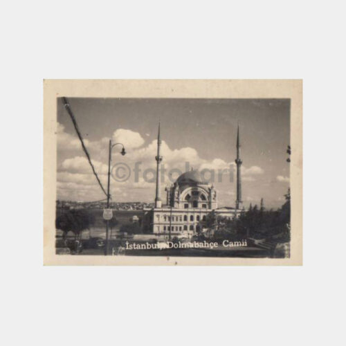 1965 Dolmabahçe Camii Tebrik Fotoğraf