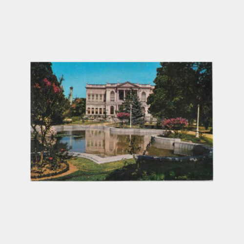 1967 Dolmabahçe Saray Bahçesi Görünüş Kartpostal