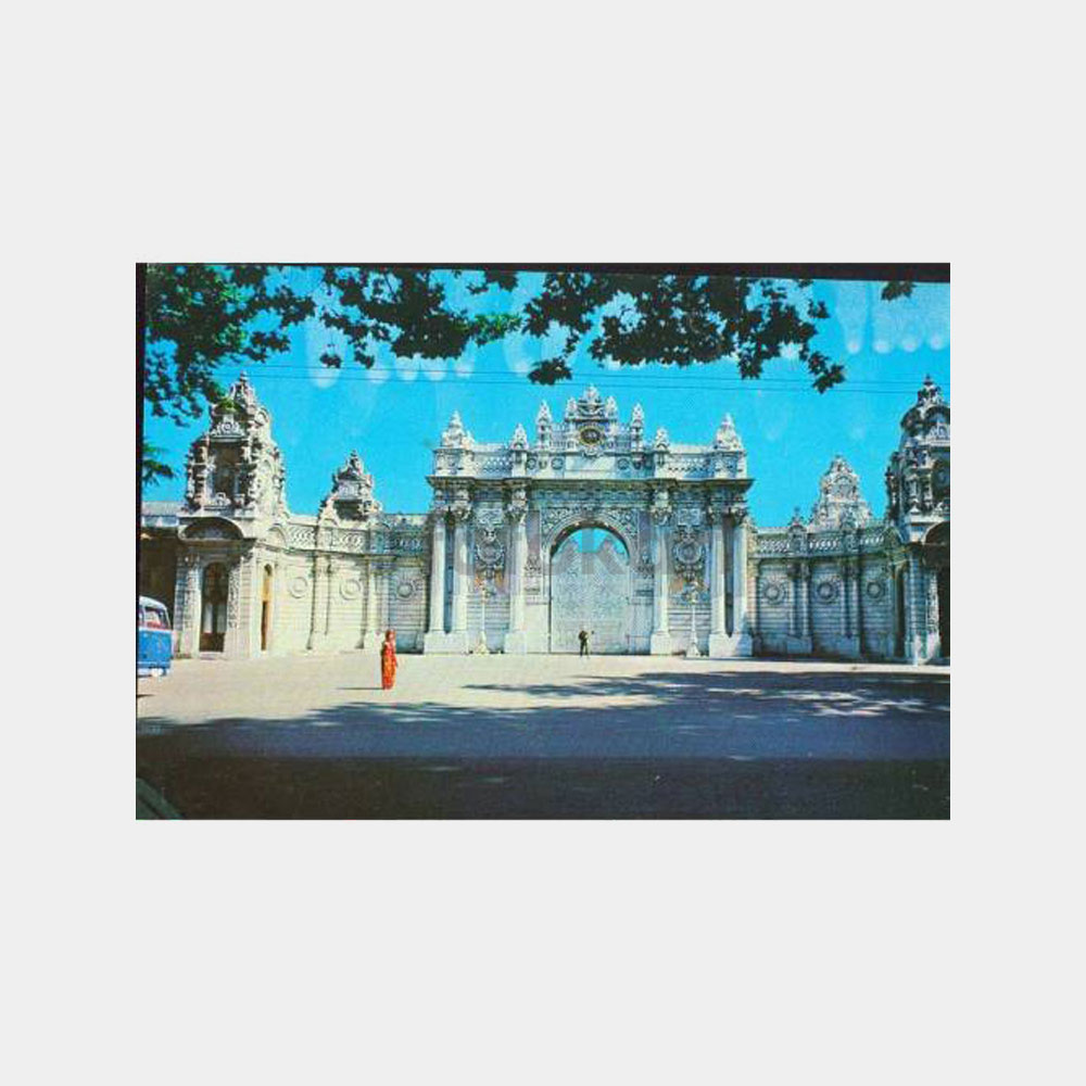 İstanbul Dolmabahçe Sarayı Kapısı Kartpostal