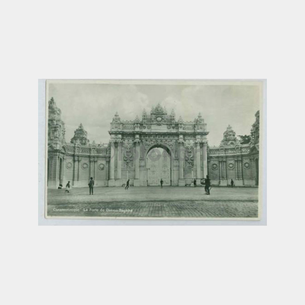 1930 Dolmabahçe Sarayı Kapısı Kartpostal