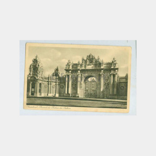 1923 Dolmabahçe Sarayı Kapısı Kartpostal