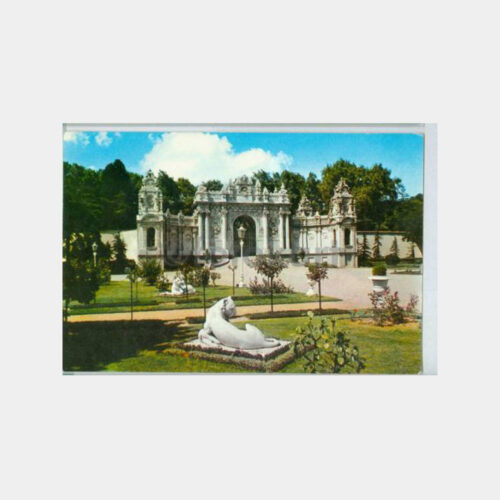 1970 Dolmabahçe Sarayı Kapısı Görünüş Kartpostal