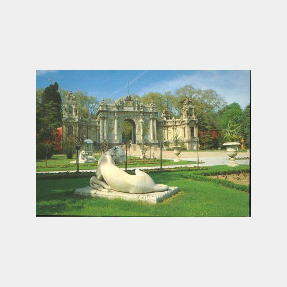 1976 Dolmabahçe Sarayı Kapısı Görünüş Kartpostal