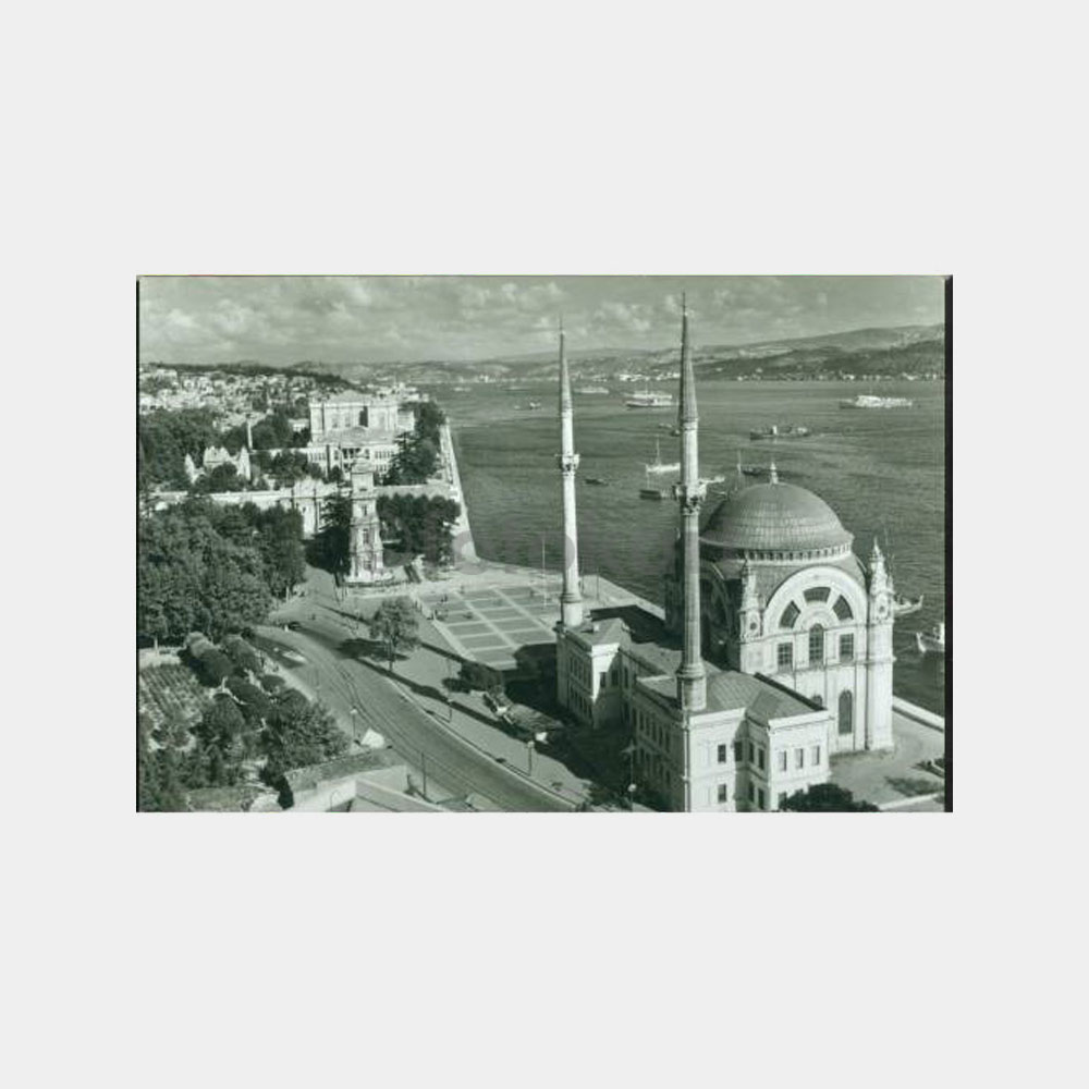 1960 İstanbul Dolmabahçe Görünüş Kartpostal