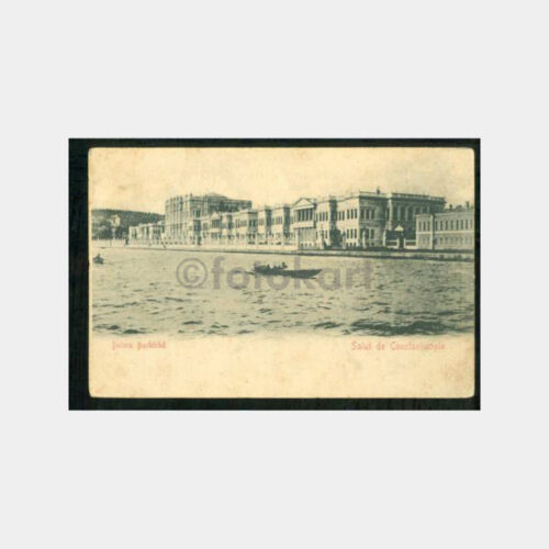 1910 Dolmabahçe Sarayı Görünüş Kartpostal