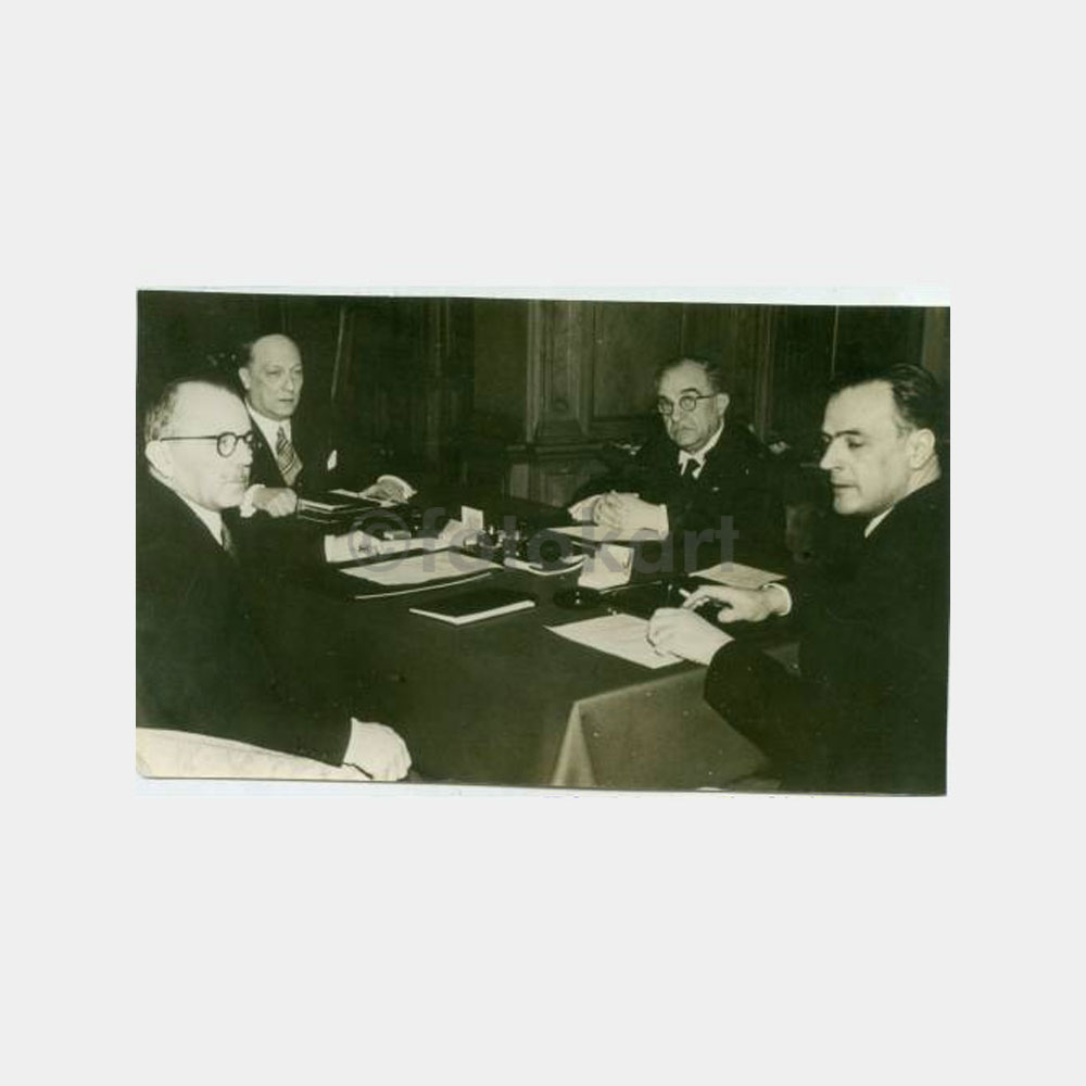 1940 Saraçoğlu - Balkan Ziyareti Arşiv Fotoğraf