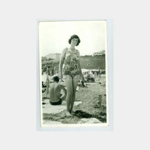 1950 Plajda Kadın Konulu Fotoğraf