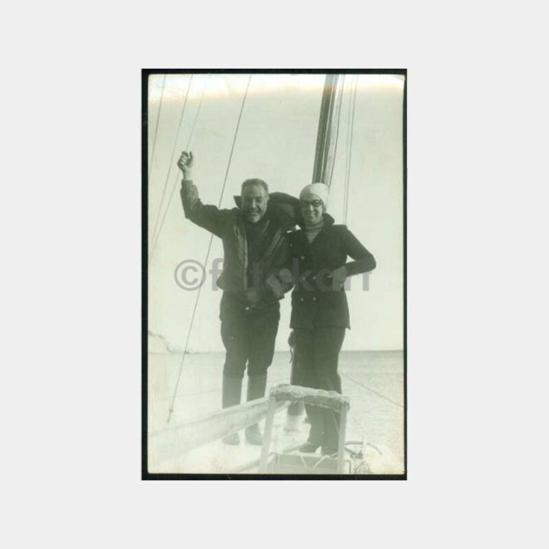 1968 Ünlü Denizci Sadun Boro Yelken Fotoğraf