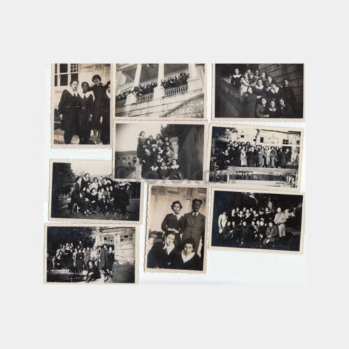 1938 Kandilli Kız Lisesi Konulu 9 Adet Fotoğraf