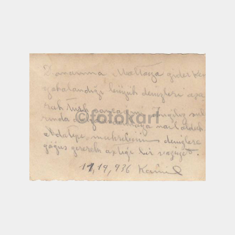 1936 Adatepe Muhribi Malta Yolunda Fotoğraf - Görsel 2