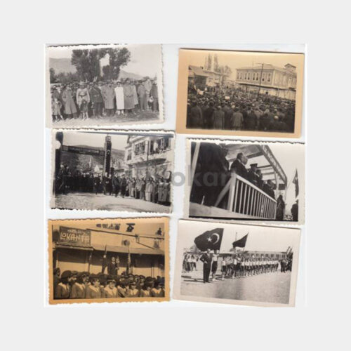 1940 Tören Kutlama Konulu 6 Adet Fotoğraf