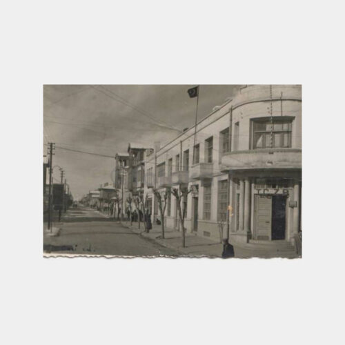 1955 Bozcaada Gazi Caddesi Görünüş Tebrik Fotoğraf