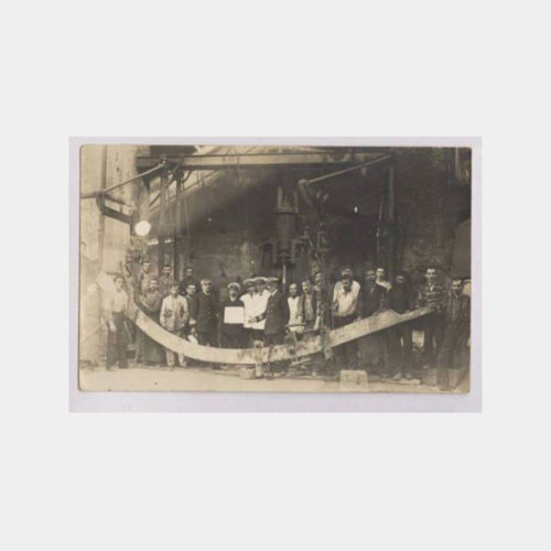 1930 Gemi İnşaat Konulu Belgesel Fotoğraf