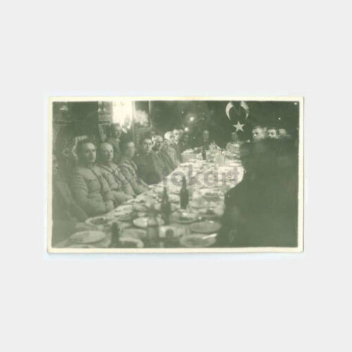 1944 Susurluk Belediyesi Yemek Hatırası 2 Adet Fotoğraf