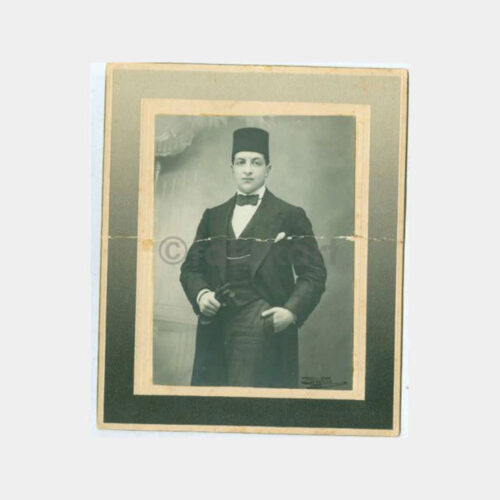 1914 Vefik Bey Konulu Kabinet Fotoğraf