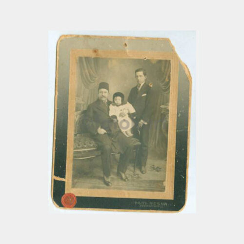 1910 Photo Resna - Baba Çocuk Kabinet Fotoğraf