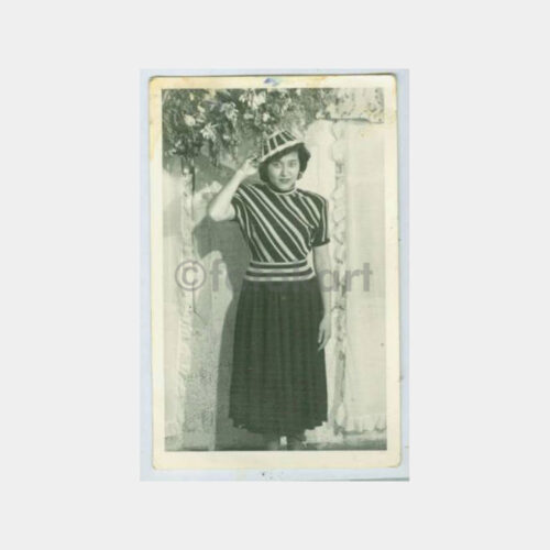 1940 Şapkalı Kadın Görünüş Fotoğraf