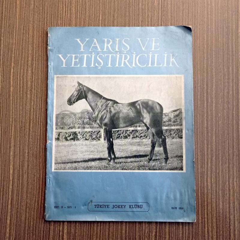 Yarış ve Yetiştiricilik Dergisi - Türkiye Jokey Kulübü, 1959 Sayı 3