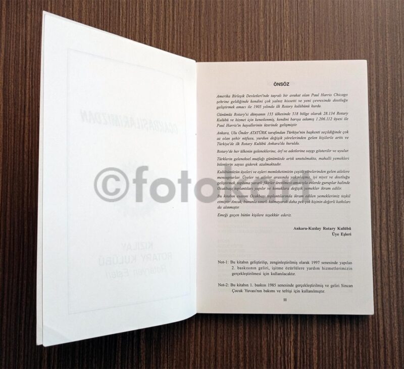 Ocakbaşılarımızdan - Kızılay Rotary Kulübü Kitap - Görsel 2